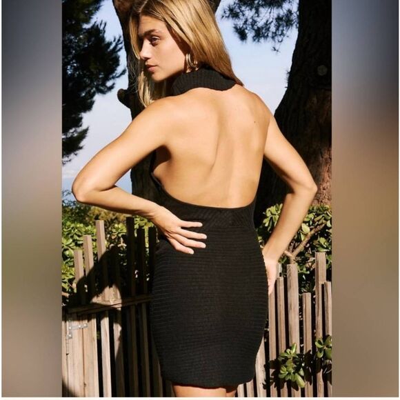 NWT Free People Halter Top Sweater Dress - size M - Picture 1 of 6